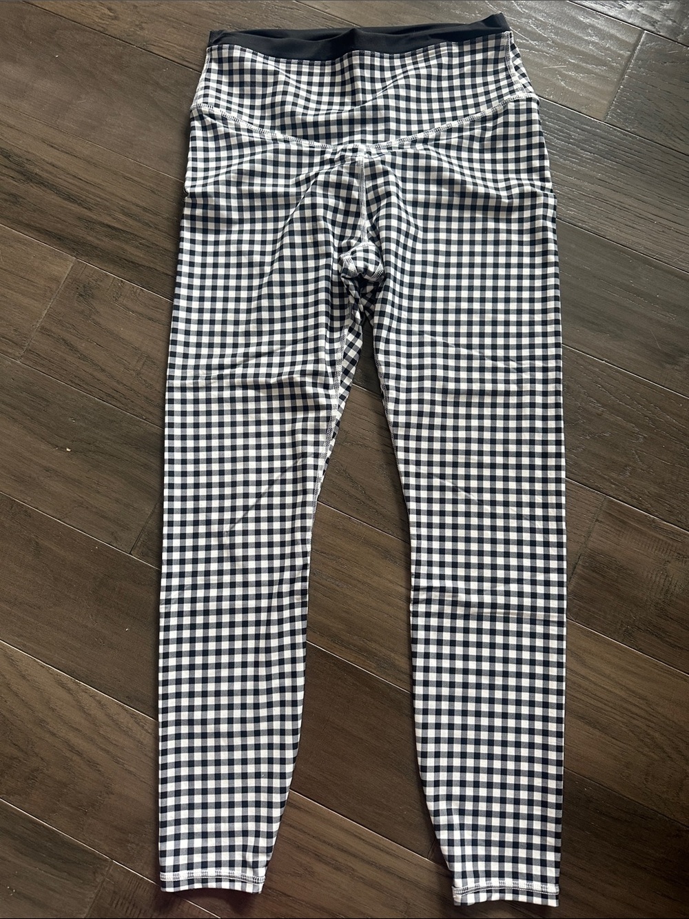 Black & White Gingham women’s  Leggings medium